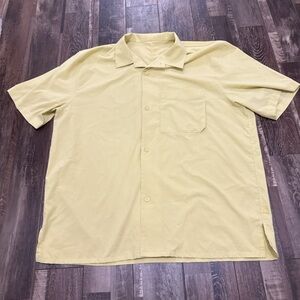 lululemon athletica Men's Yellow Casual Shirt